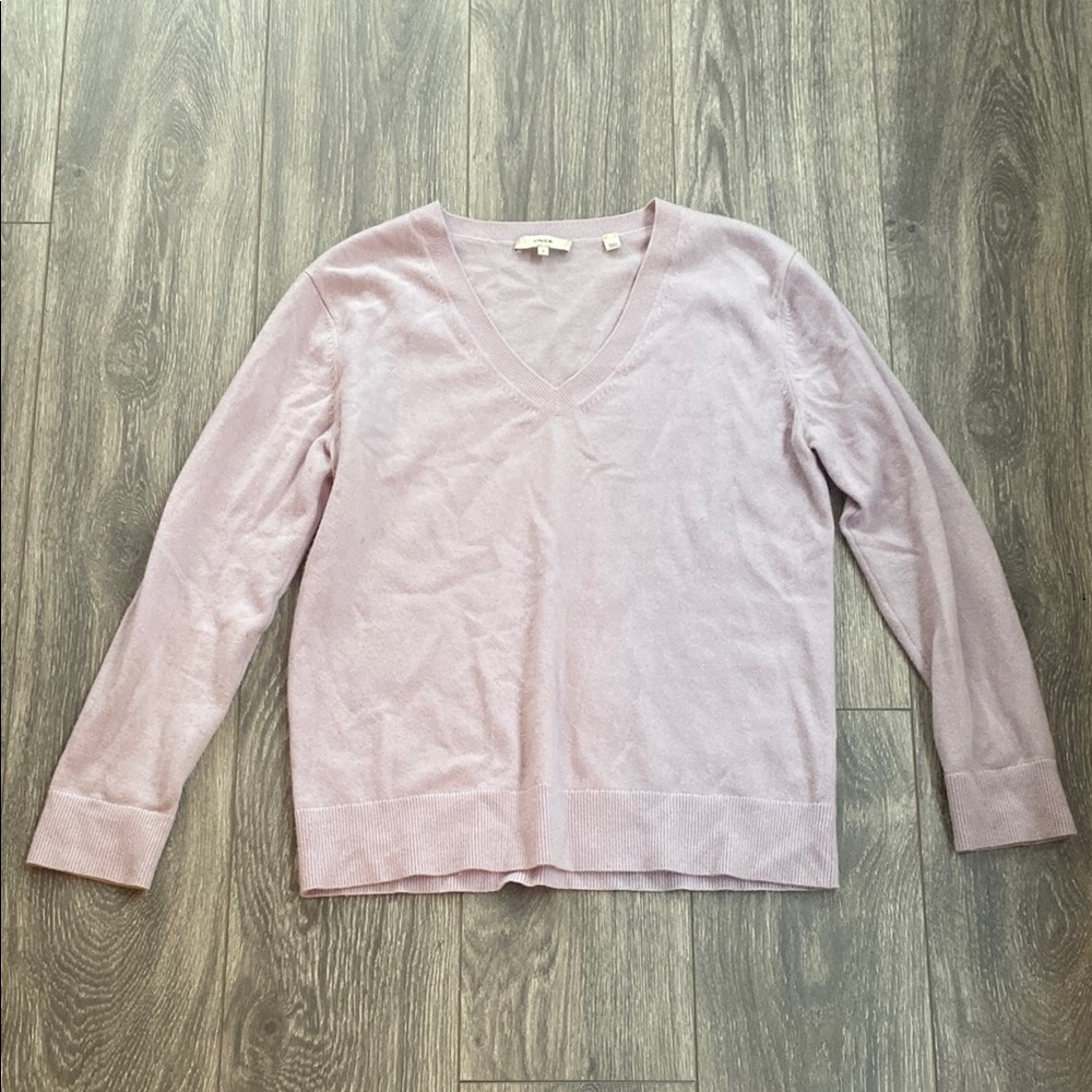 Vince - 100% Cashmere Weekend V-Neck Sweater - Size S